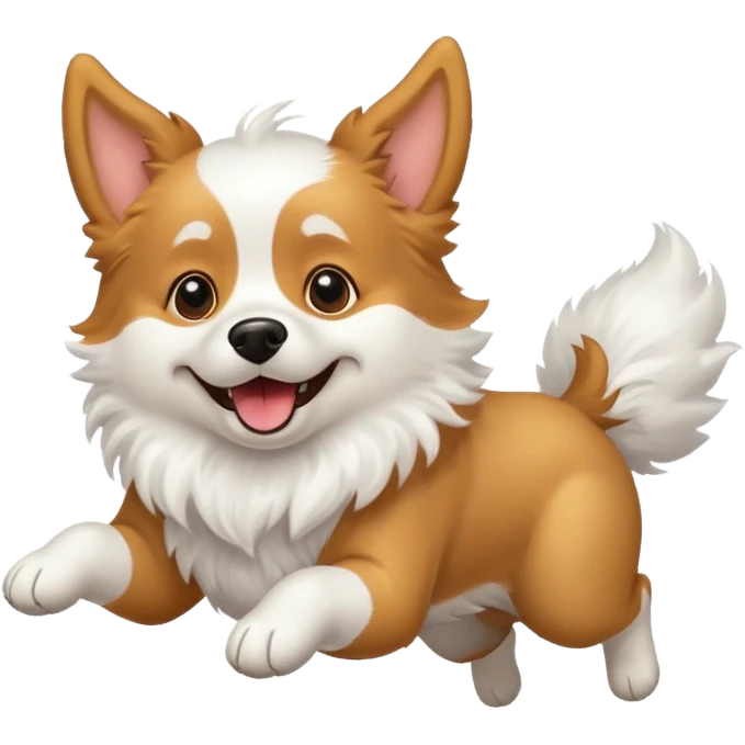 Dog flying  emoji