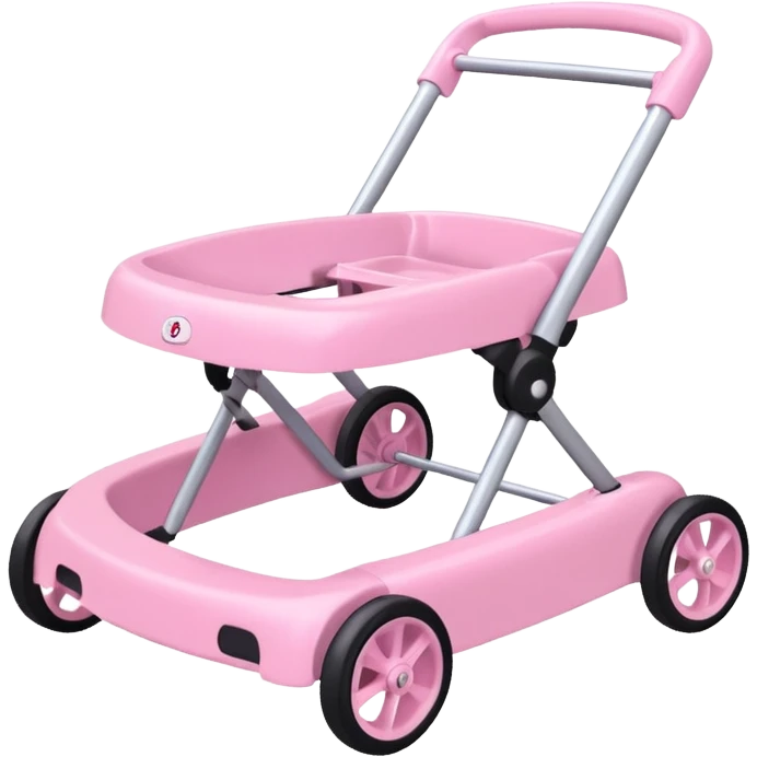 pink baby walker emoji