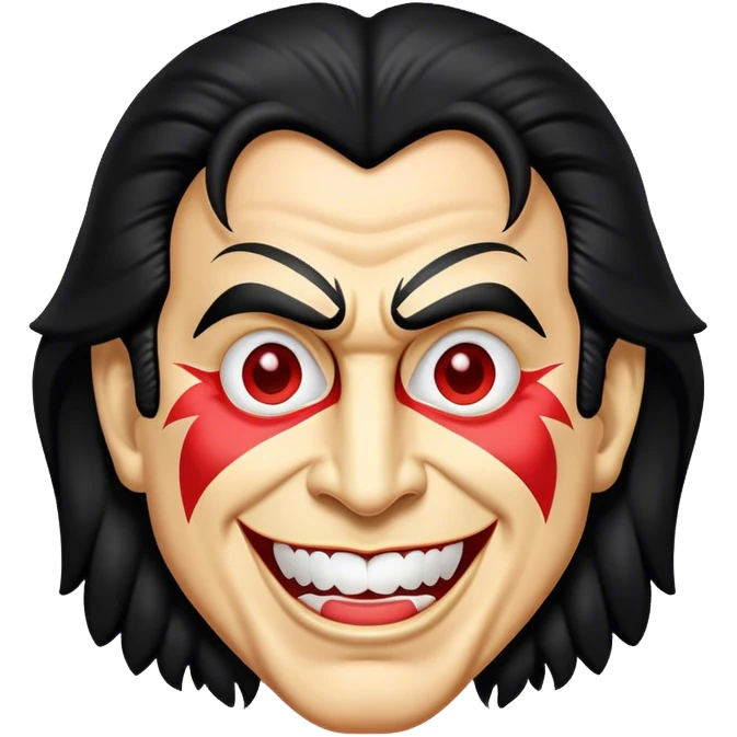 Gene Simmons kiss happy face emoji