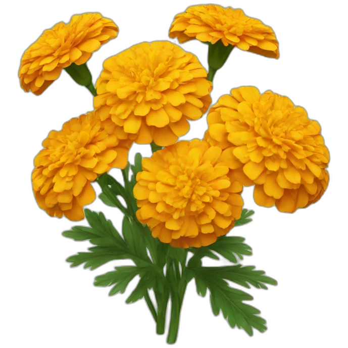 Marigold flowers emoji