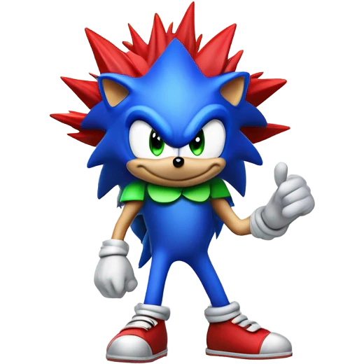 Sonic the hedgehog  emoji