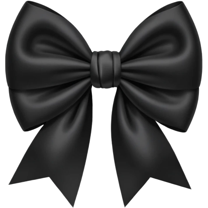 Black Bow emoji