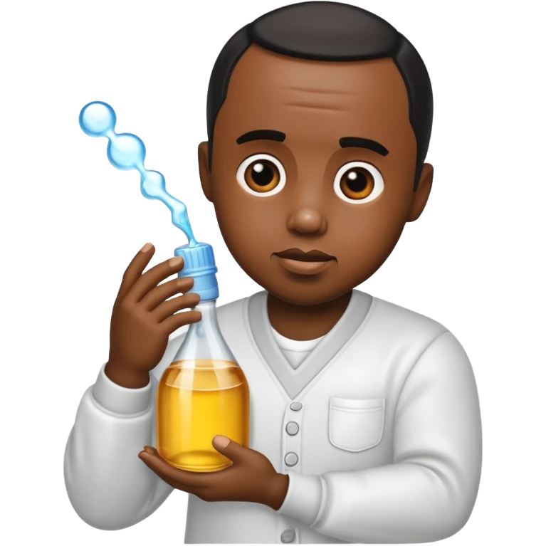Diddy with baby oil emoji