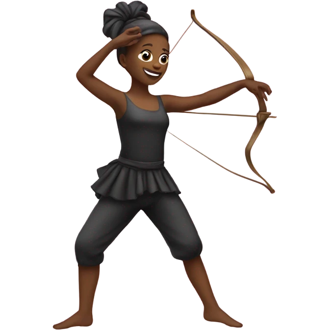Dance wit a bow emoji