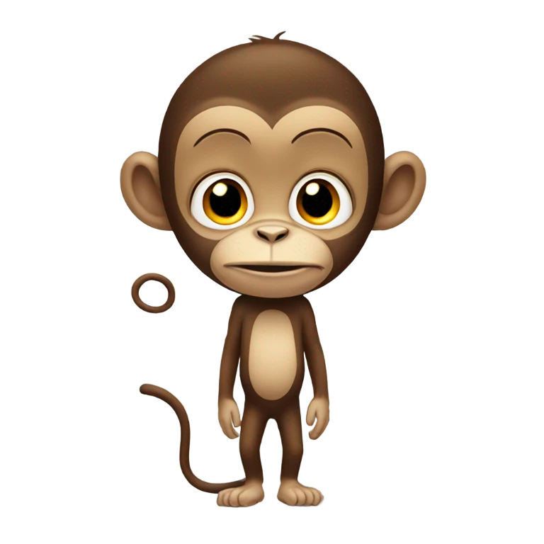 Tall monkey emoji