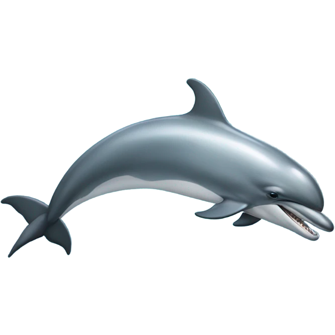 Dolphin with weapons  emoji
