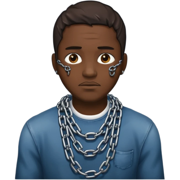 man in chains emoji