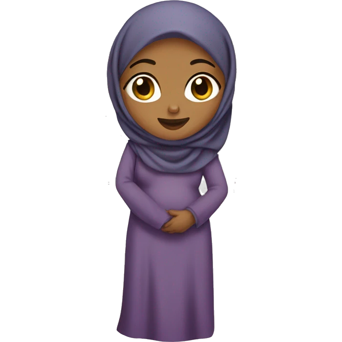 Hijabi pregnany emoji