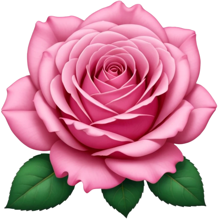 “A Polaroid photo of a pink rose  emoji