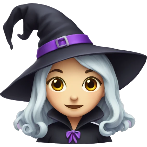 cute witch emoji