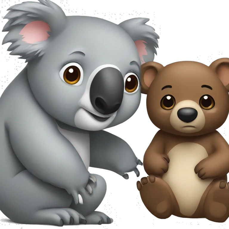 koala and brown bear emoji