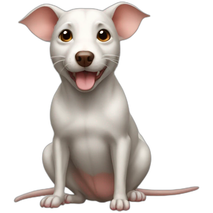 Rat dog emoji