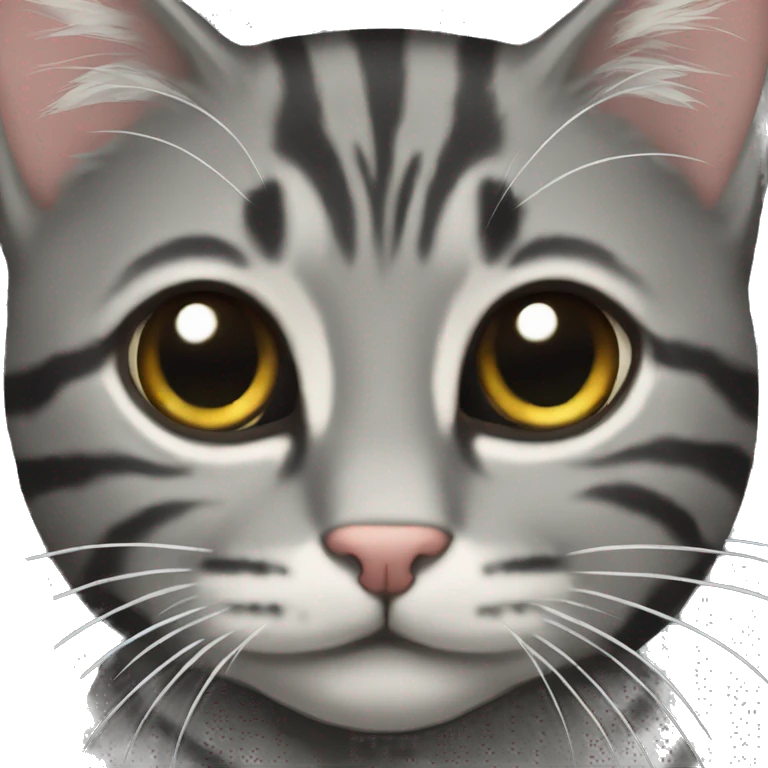 dark grey tabby emoji