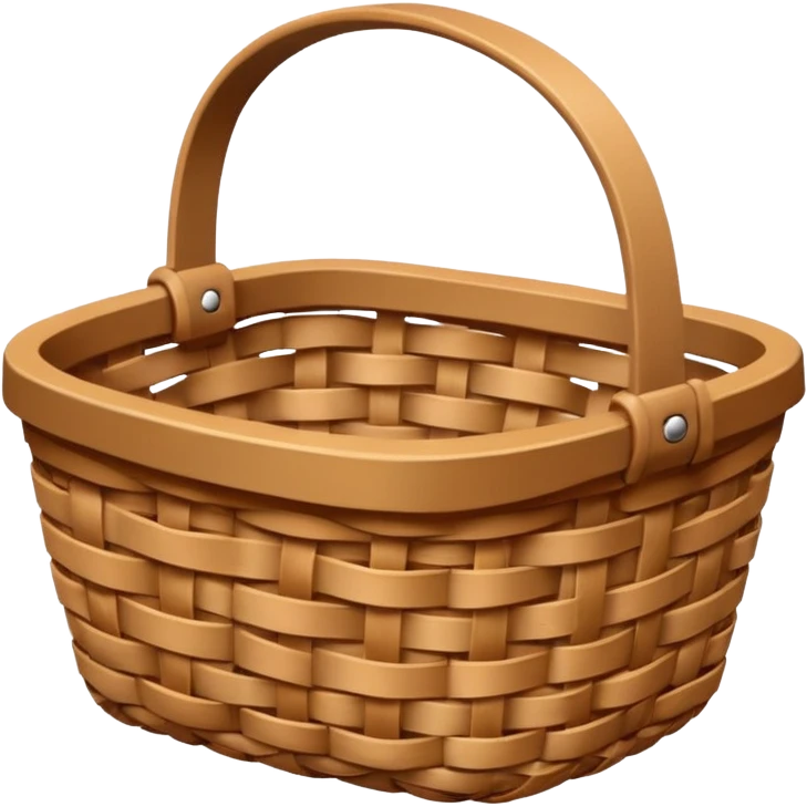 wicker basket emoji