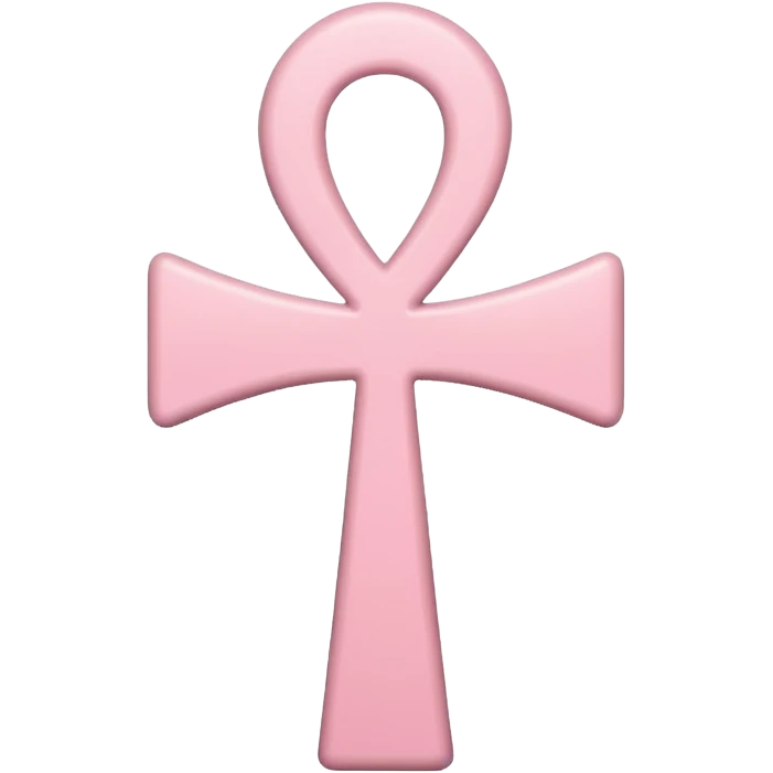 pastle pink anhk emoji emoji