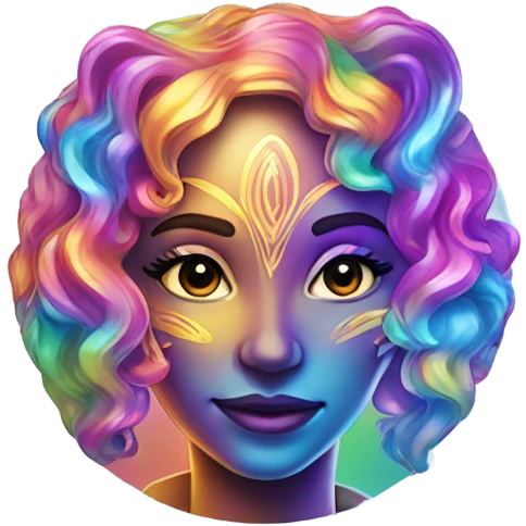 holographic sticker emoji