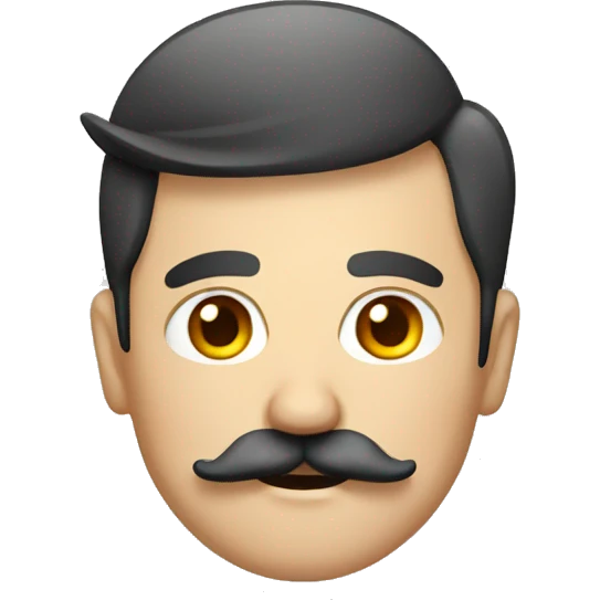 german man with mustache emoji
