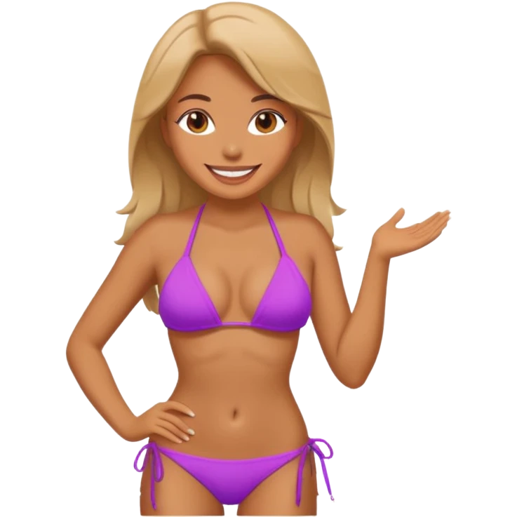 Fille sexy en maillot de bain fille toute nu  emoji