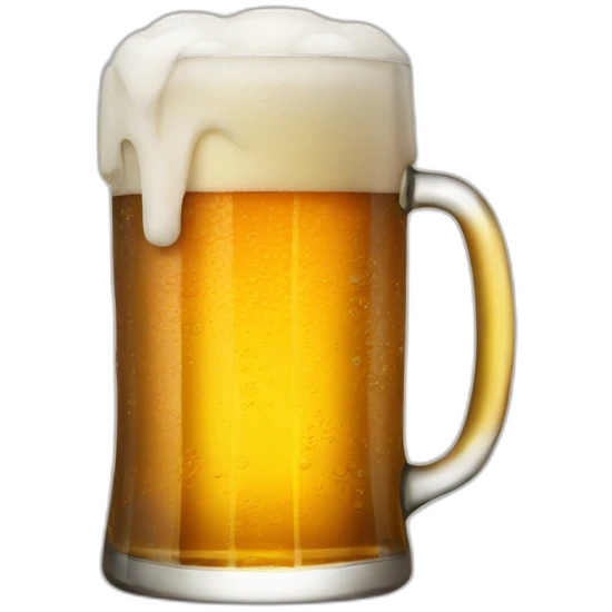 Bier in glass emoji