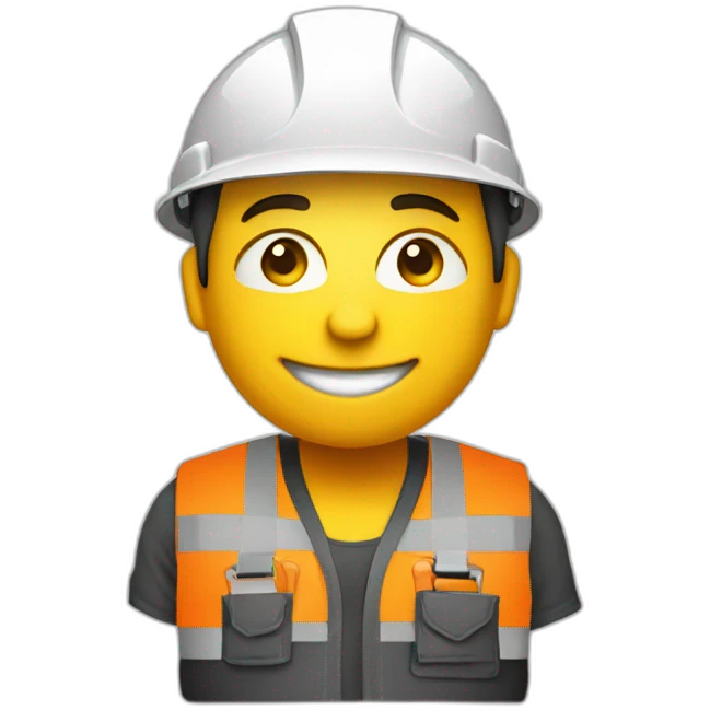 loader man with logo sun one outsourcing company emoji