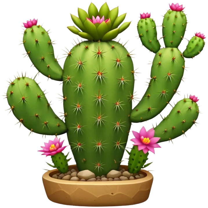 green cactus with arms emoji