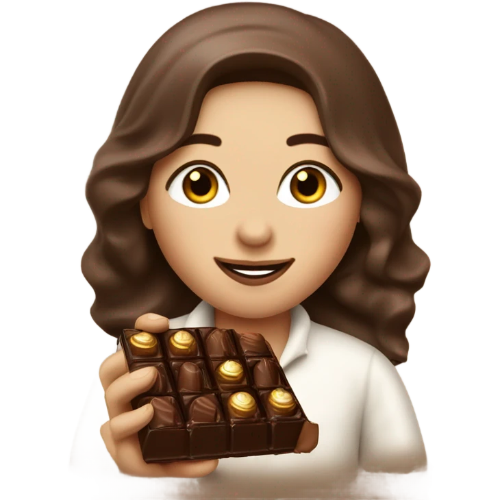 Fat Dubai eating dubai chocolate emoji