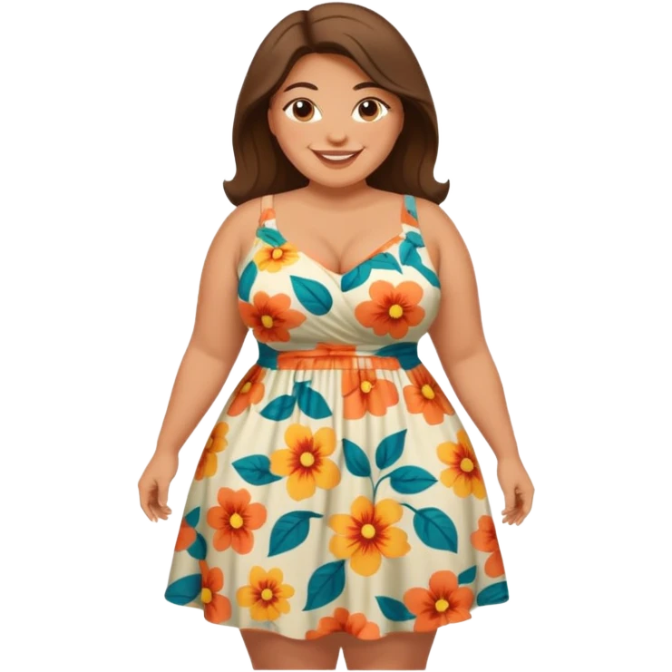 full-figured woman with a large bum emoji
