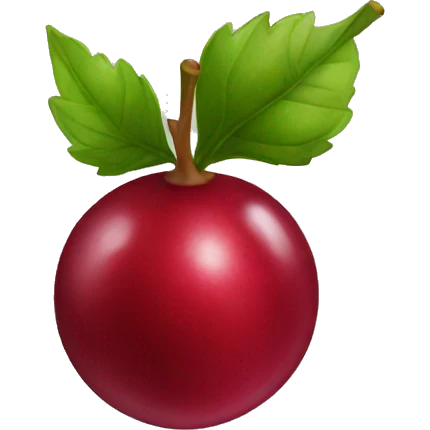 Cranberry  emoji