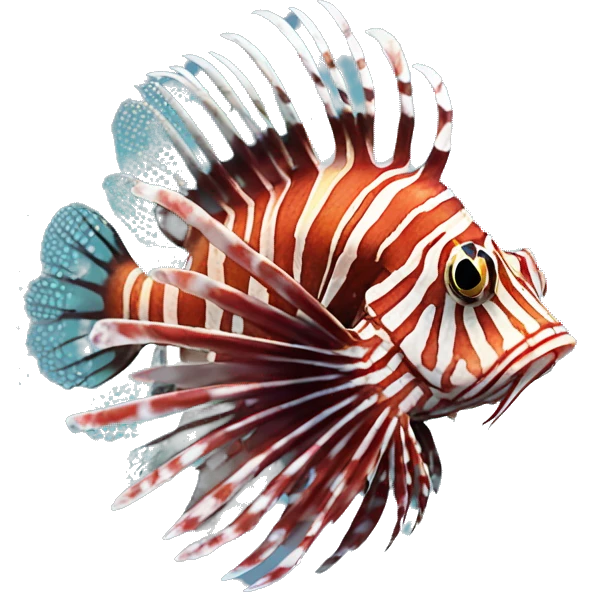 Red lionfish emoji