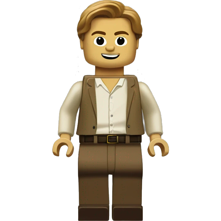 LEONARDO DICAPRIO lego full body emoji