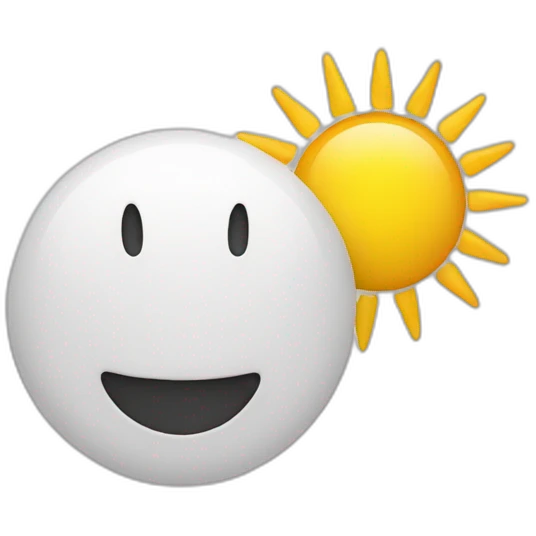 Soleil emoji