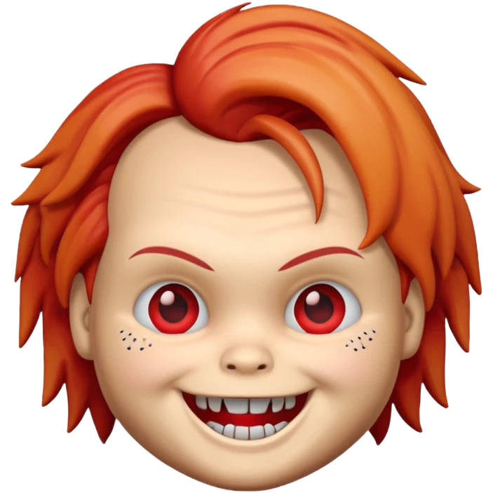 Un emojin de chuky emoji