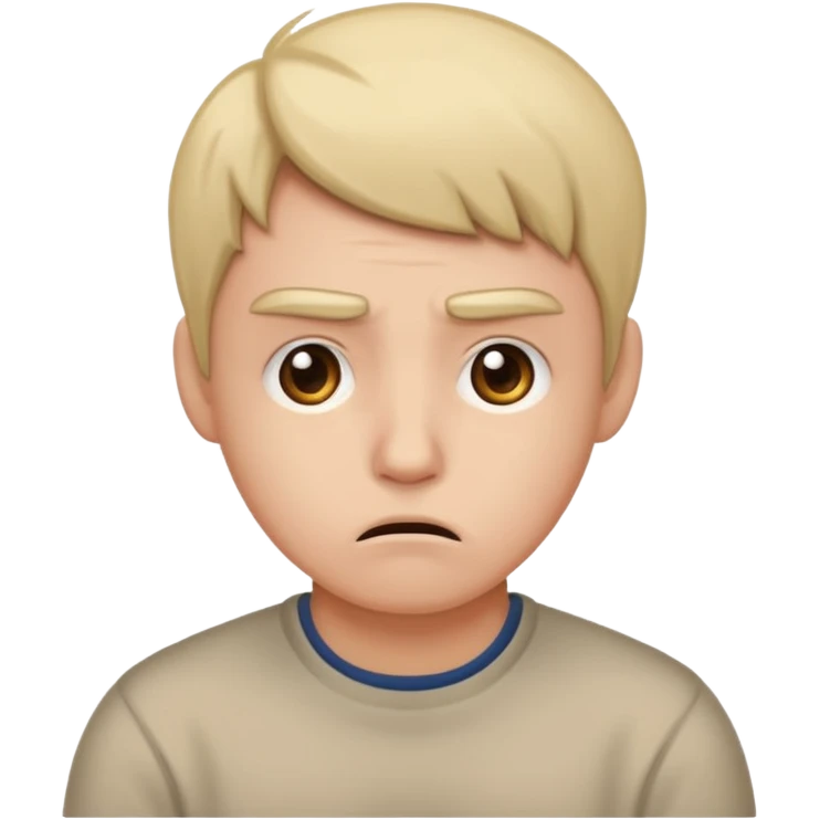 sad confused emoji face enemy of growth emoji