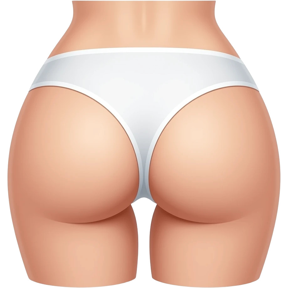Fesse sans culotte emoji