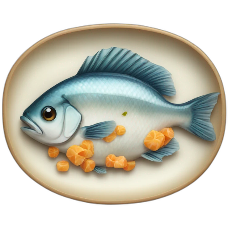 Fish dish emoji
