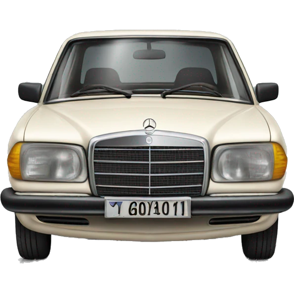 Old Mercedes emoji