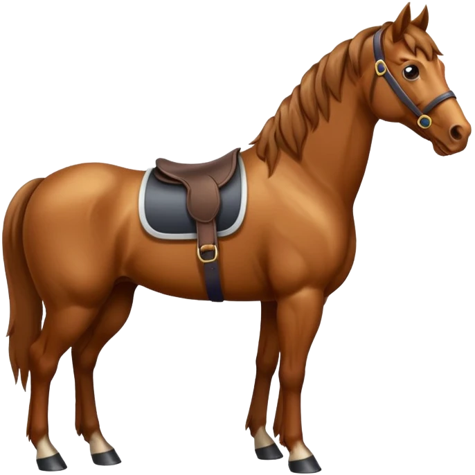 a horse emoji