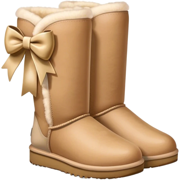 uggs with bow emoji