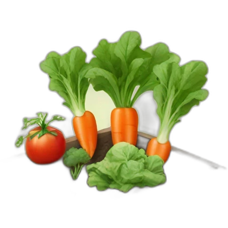 A vegetable garden emoji