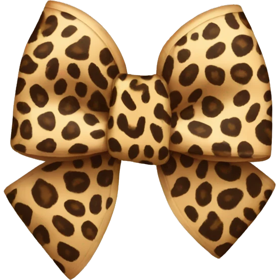 leopard bow emoji