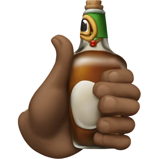 dead man’s finger rum  emoji