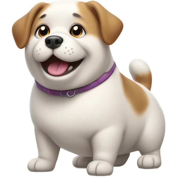 Fat dog emoji