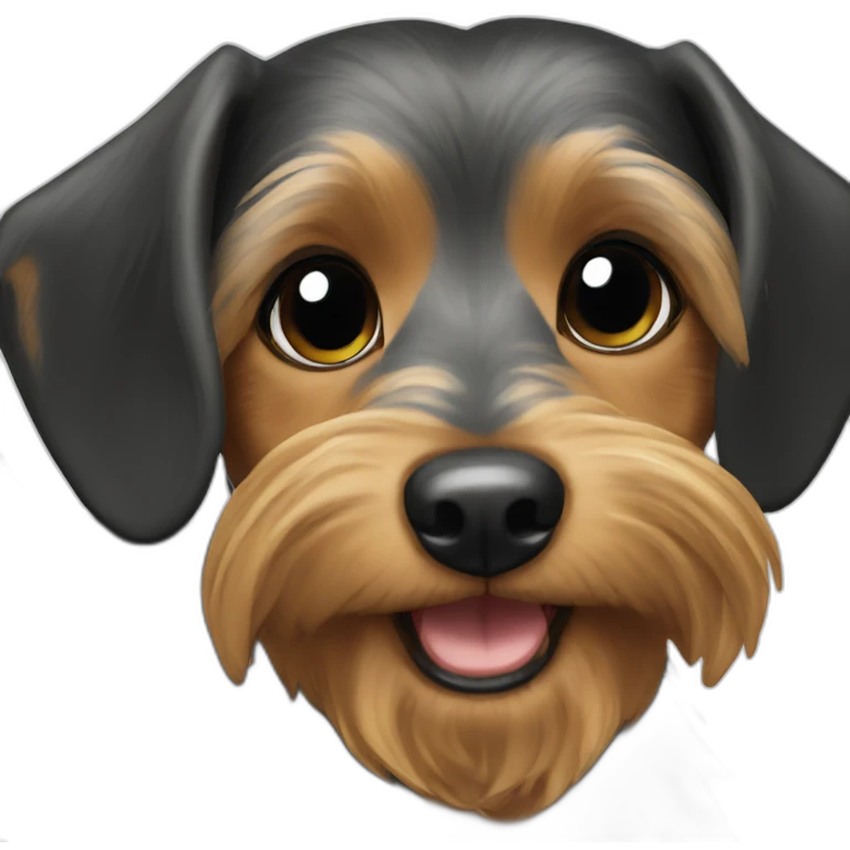 yorkie dachshund mix emoji
