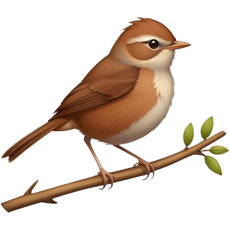 Cetti's warbler bird emoji