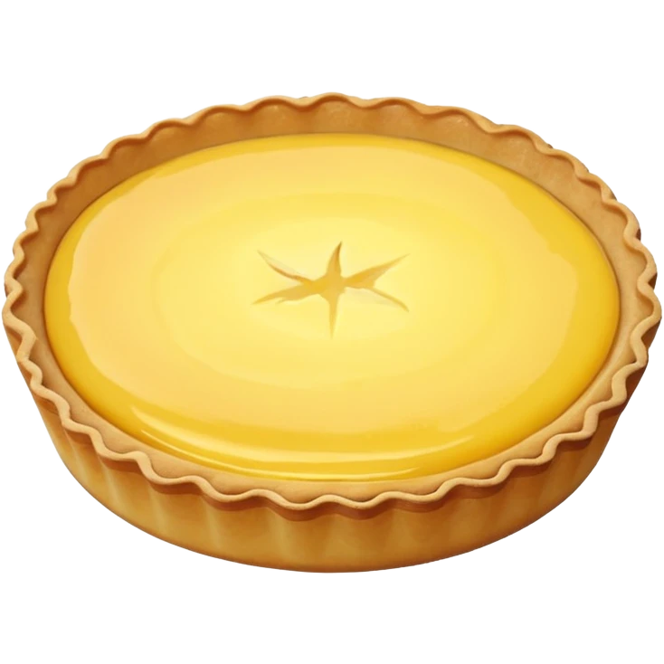 Lemon tart emoji