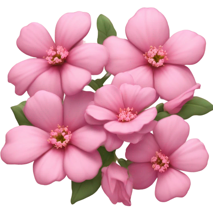 Pink flowers emoji