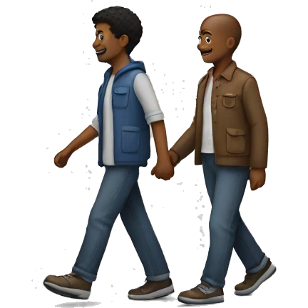 make two people walking together emoji