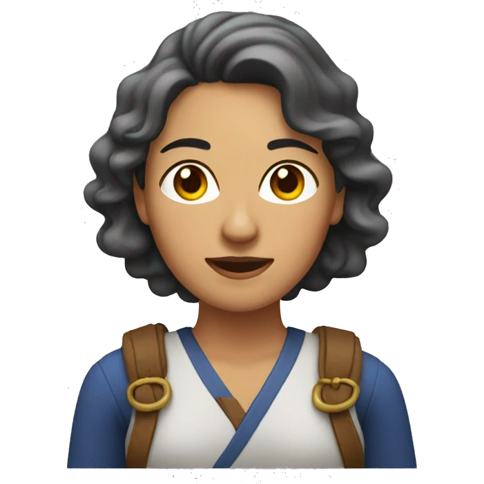 Mujer blanca con cuernos  emoji
