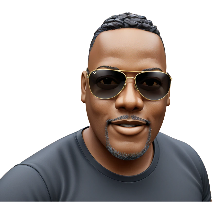 cool guy with sunglasses emoji