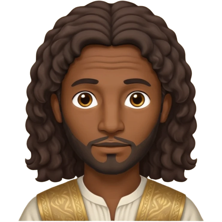 boaz - arab man from the bible no headdress with hair  emoji